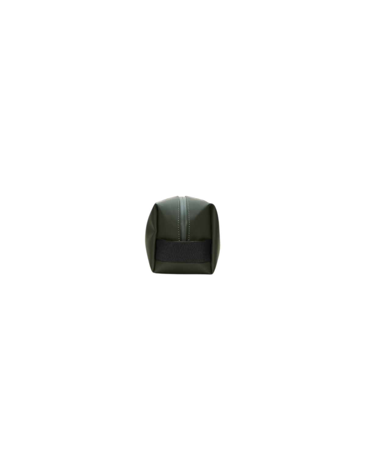 Beauty case compatto DevidLabel Rains Wash Bag Small in PU impermeabile verde con chiusura a zip