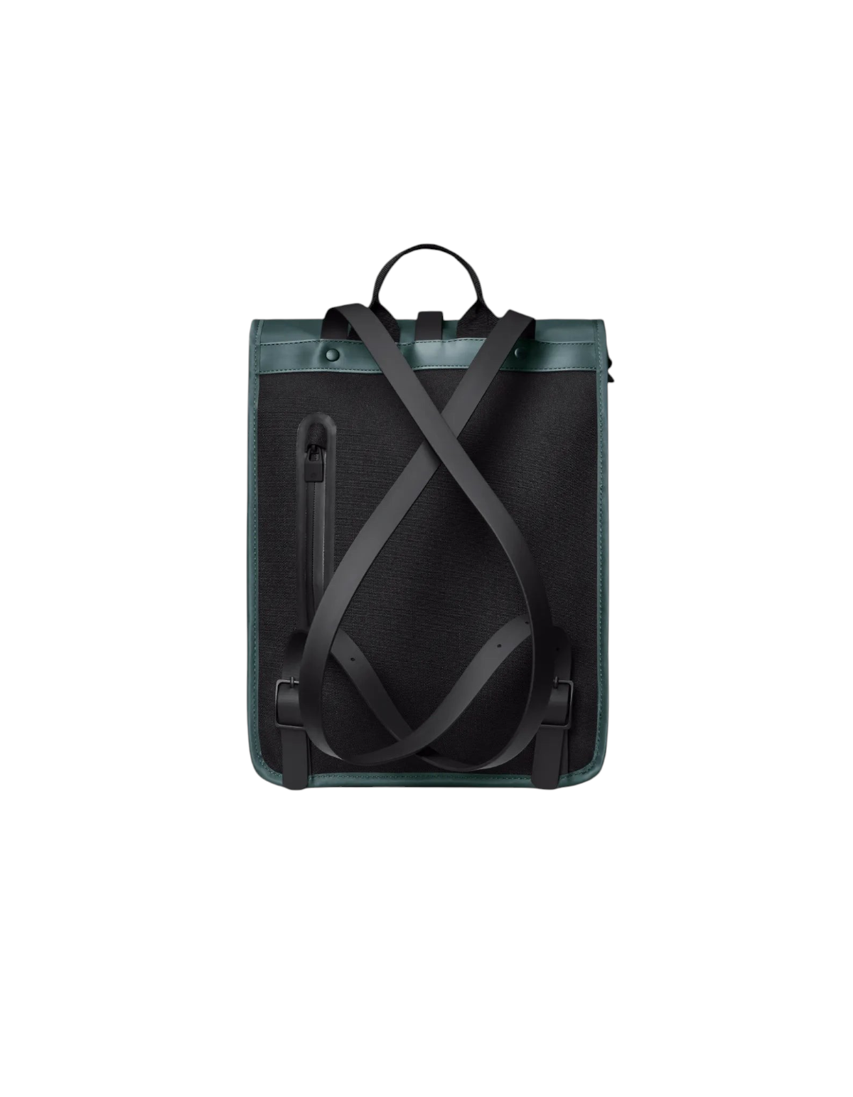 Zaino DevidLabel Rains Rolltop Rucksack Mini Mystique con pannello posteriore in air-mesh nero e spallacci regolabili