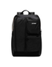 Zaino DevidLabel K-Way Ambert nero in nylon ripstop impermeabile con tasche frontali e scomparto per laptop