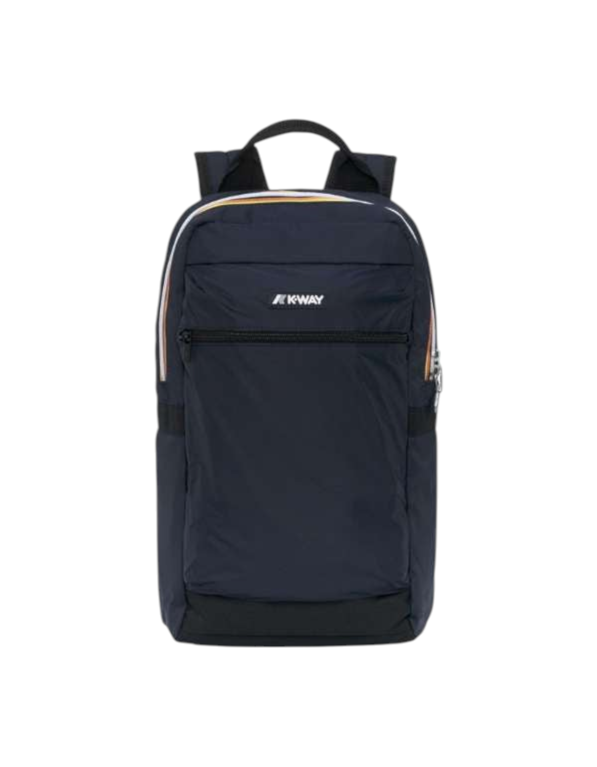 Zaino DevidLabel K-Way Mid Laon in blu scuro Blue Depth con design compatto, tasca frontale e dettagli iconici