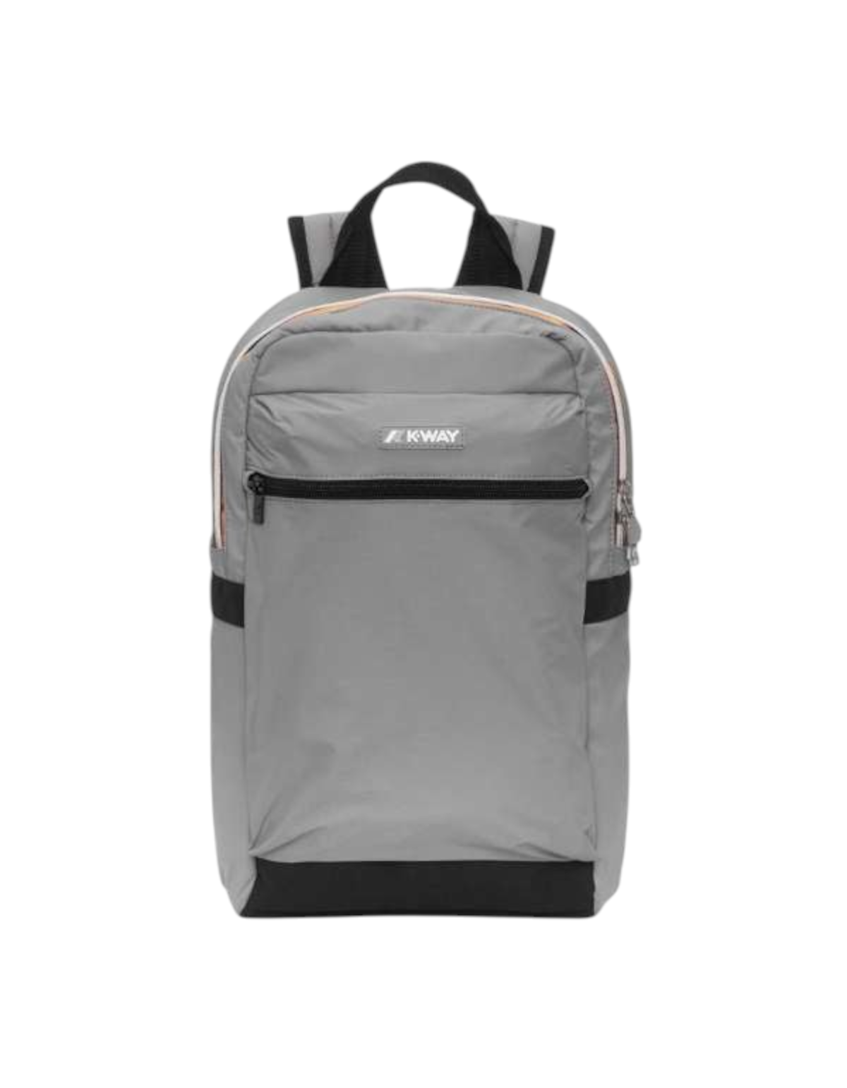 Zaino K-Way Laon Grey Frost di DevidLabel, modello compatto e funzionale in tessuto tecnico grigio per uso quotidiano.