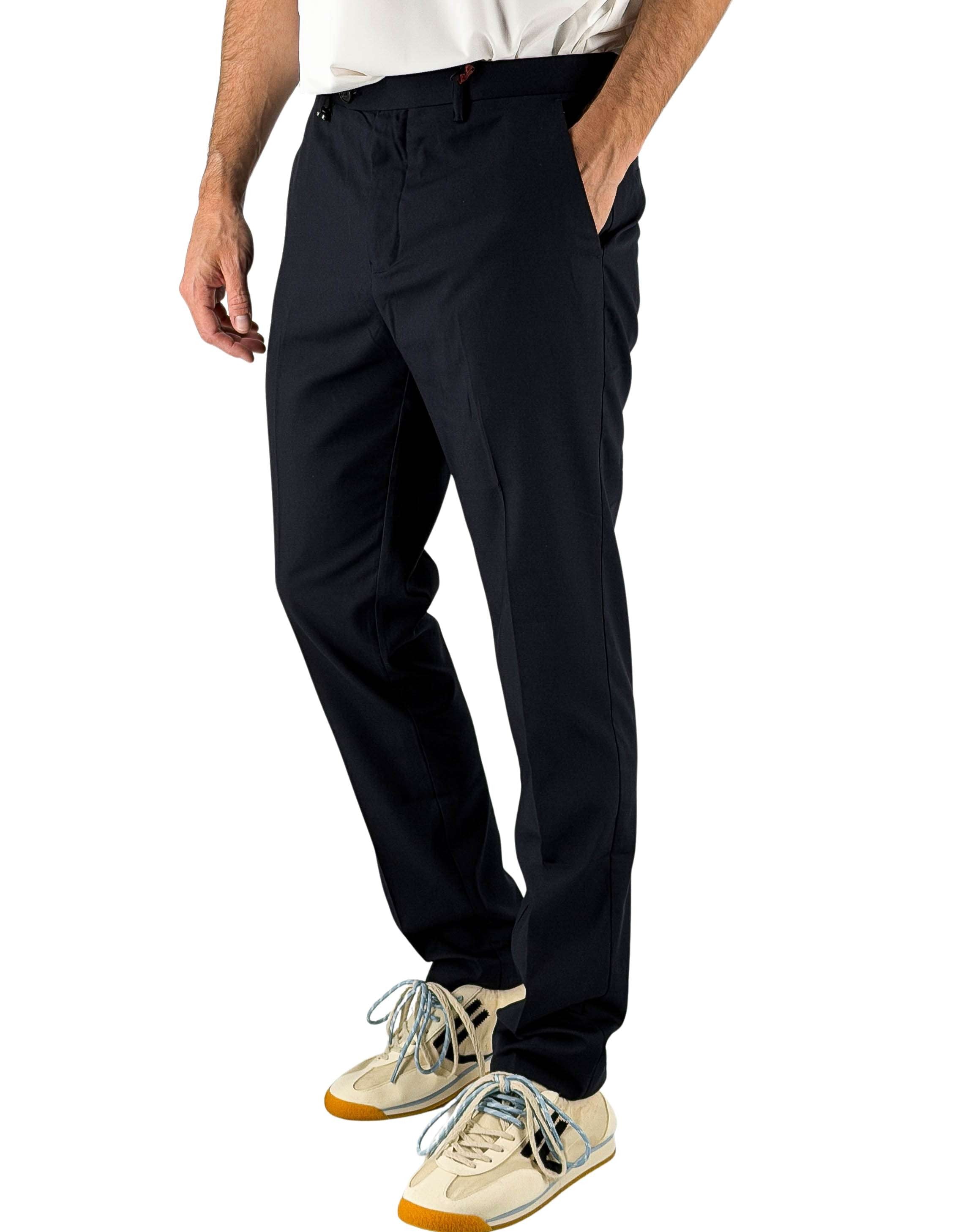 Distretto 12 34"trouser Tailoring Alabastro Blu – vista principale – Master SKU D12_FC6UPA1580T0974DD340003_BLU