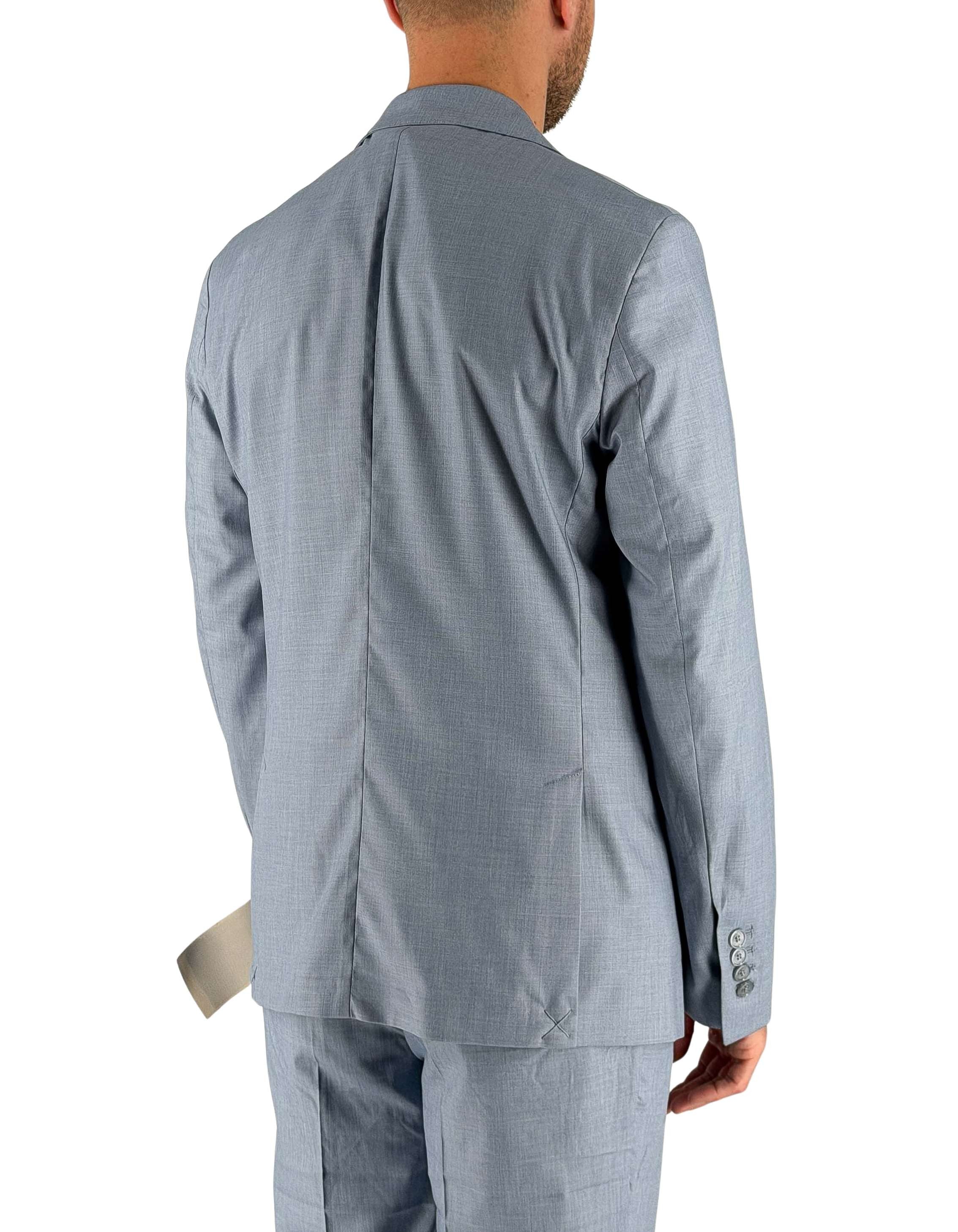 Distretto 12 Jacket Tailoring Alabastro Azzurro – dettaglio prodotto 3 – Master SKU D12_FC6UGA2387T0974DD000003_AZZURRO
