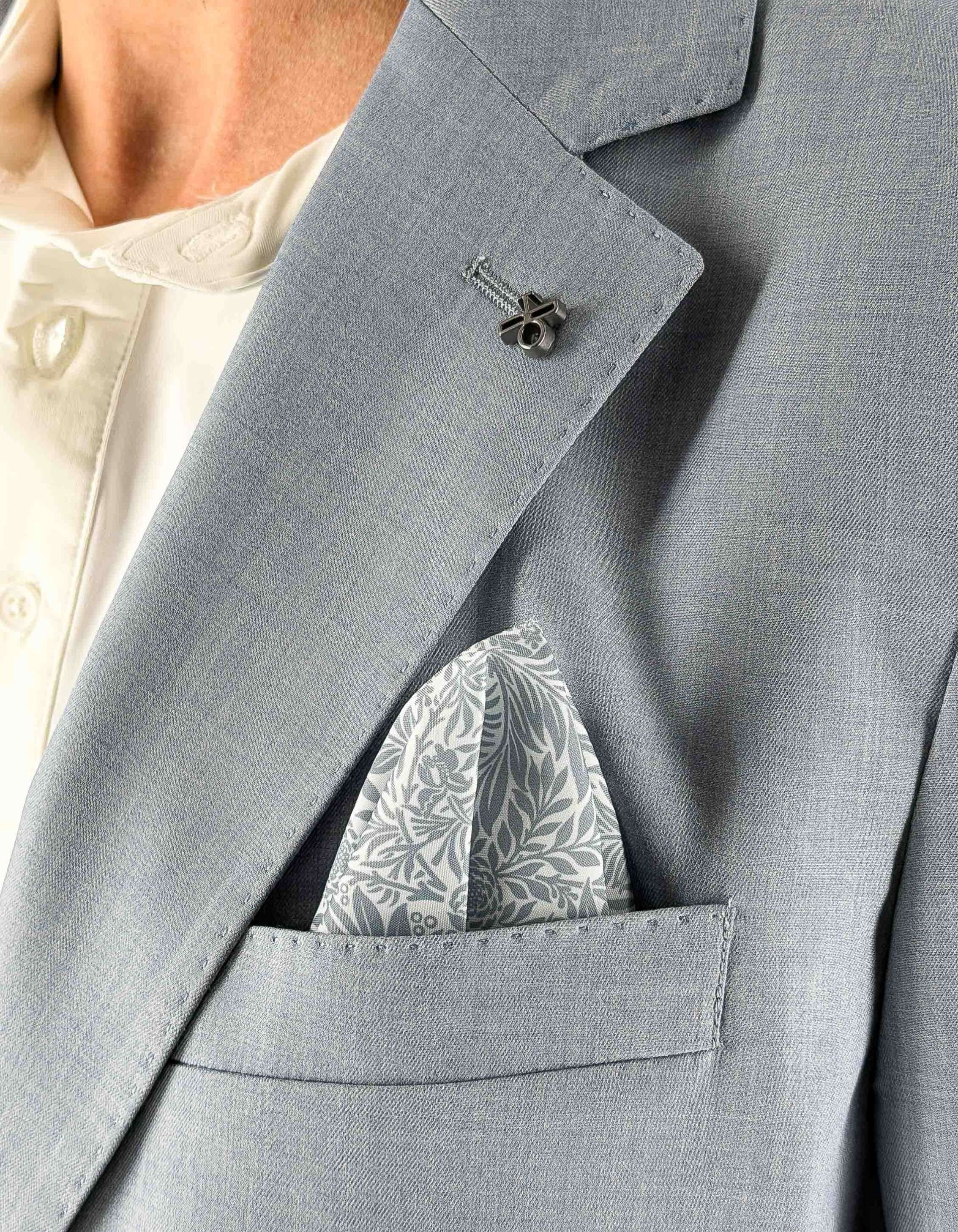 Distretto 12 Jacket Tailoring Alabastro Azzurro – dettaglio prodotto 4 – Master SKU D12_FC6UGA2387T0974DD000003_AZZURRO