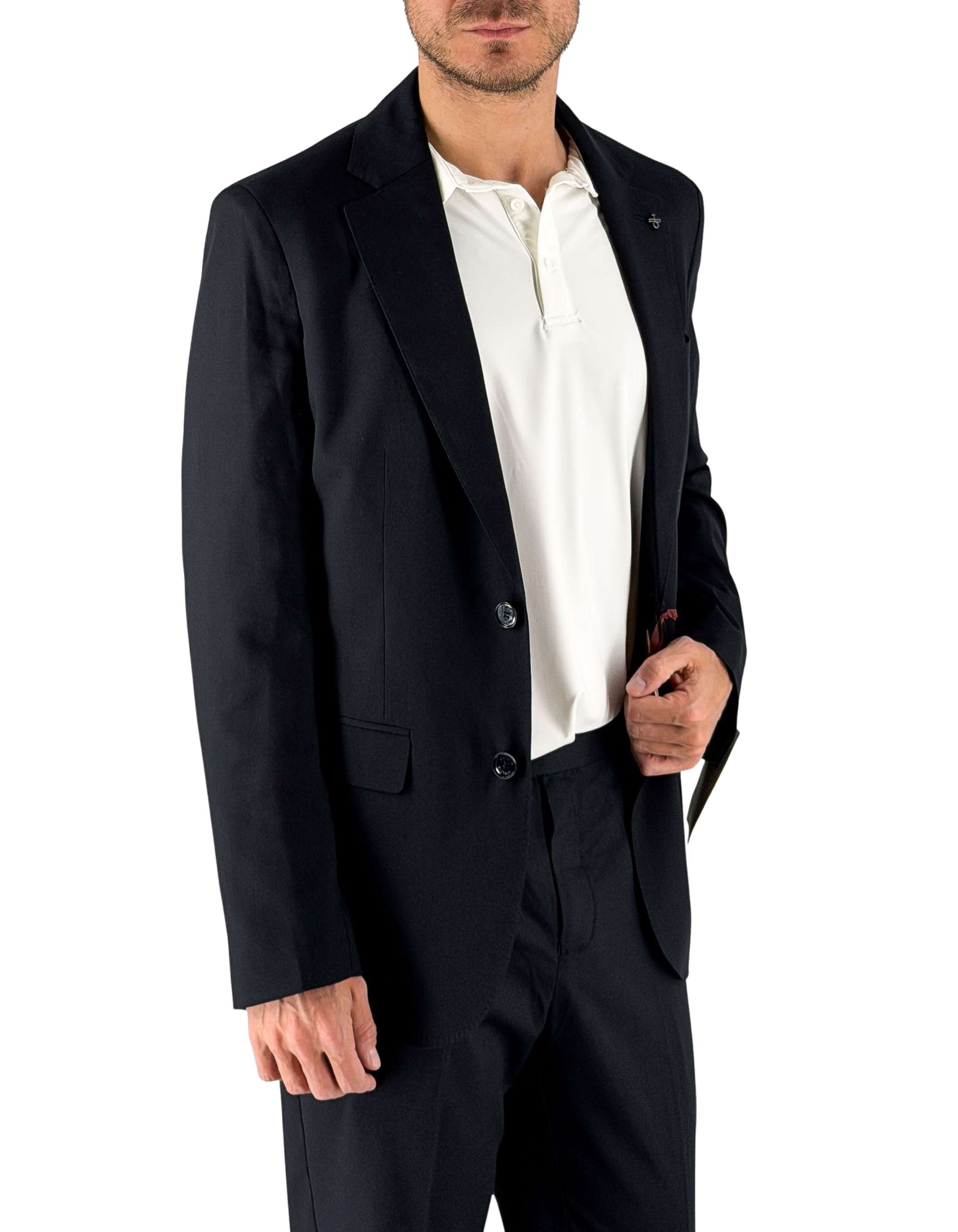 Distretto 12 Jacket Tailoring Alabastro Blu – dettaglio prodotto 2 – Master SKU D12_FC6UGA2387T0974DD000003_BLU