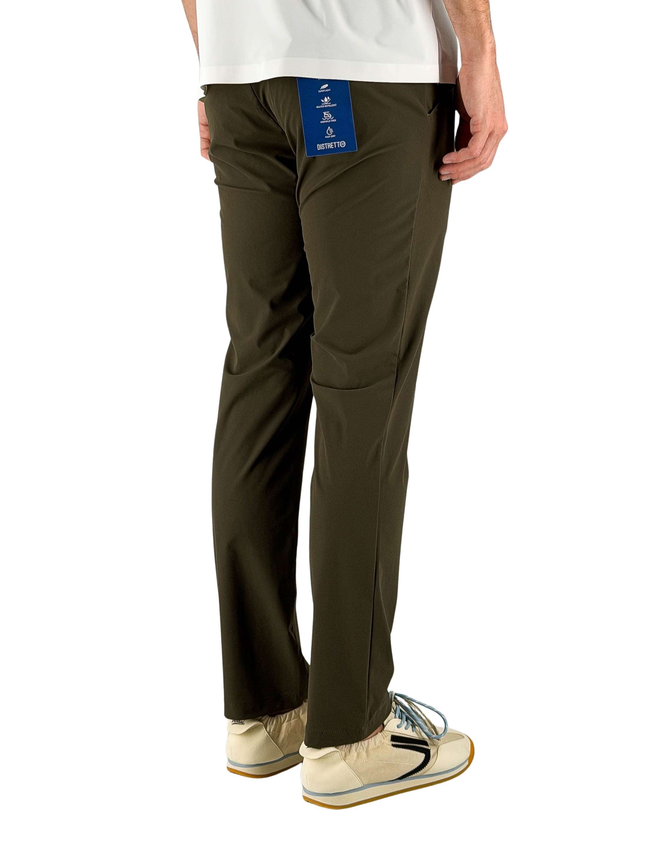 Distretto 12 Pantalone 32" York T. Active Verde – dettaglio prodotto 2 – Master SKU D12_FC6UPA1659T0154DD320003_VERDE