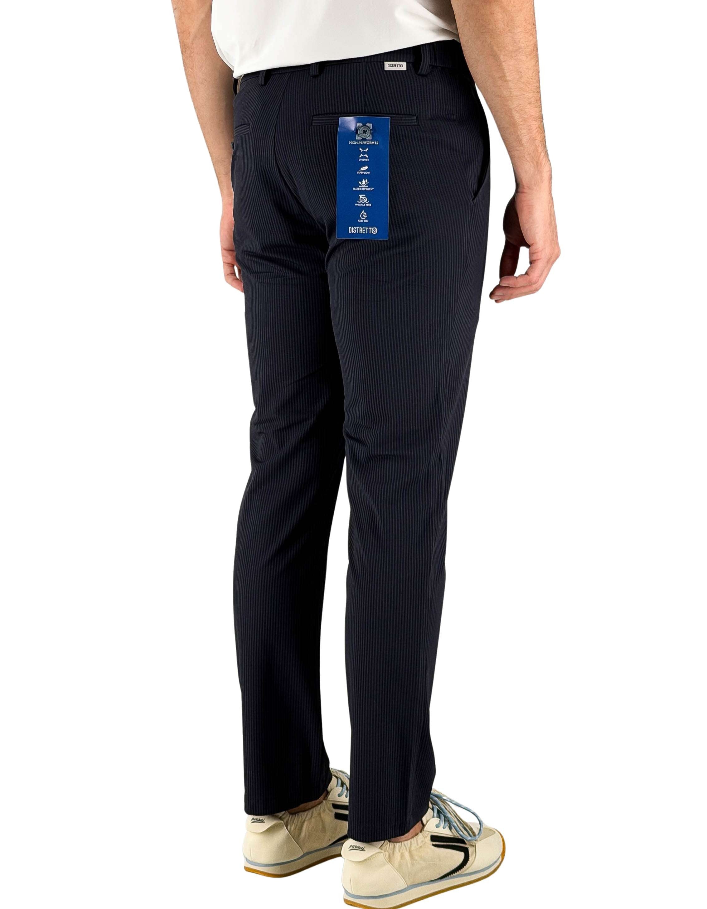 Distretto 12 Pantalone 32" York T. Leccio Blu – dettaglio prodotto 2 – Master SKU D12_FC6UPA1659T0893DD320003_BLU