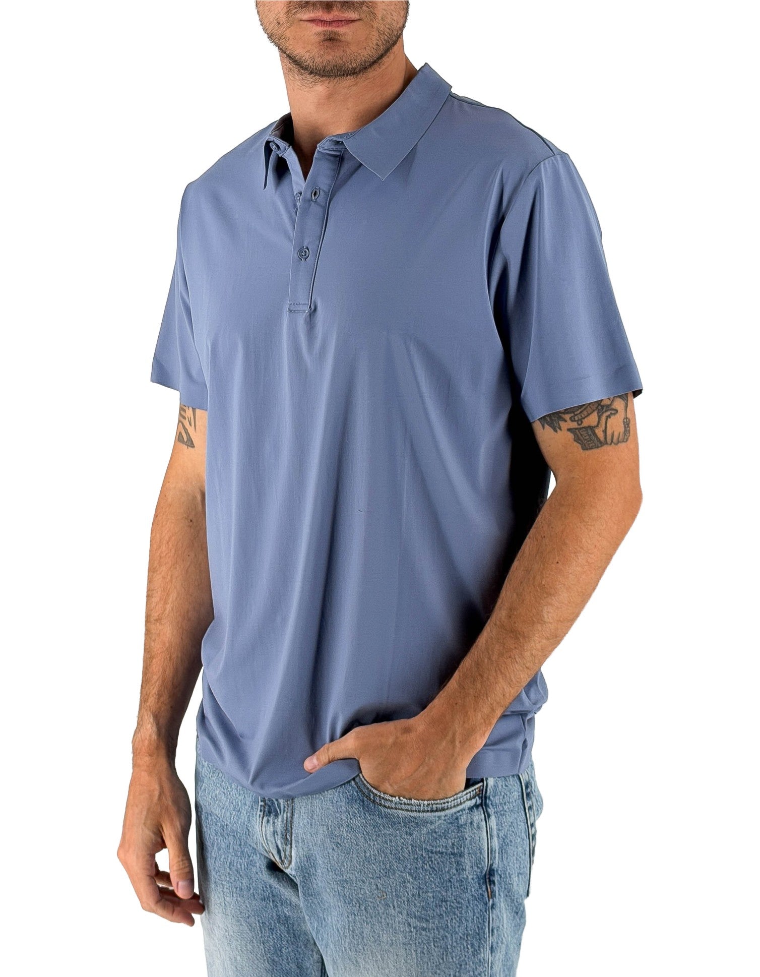 Distretto 12 Polo D12 T-Active Azzurro – vista principale – Master SKU D12_C5UTS1564T0731DD000035