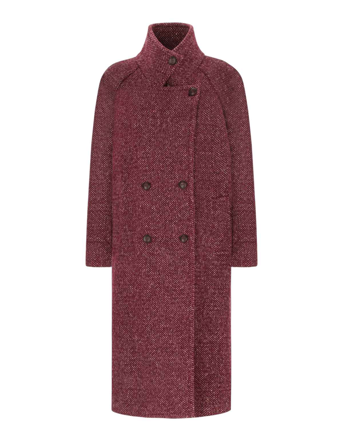 Distretto12 Cappotto Over Blasius Vino donna