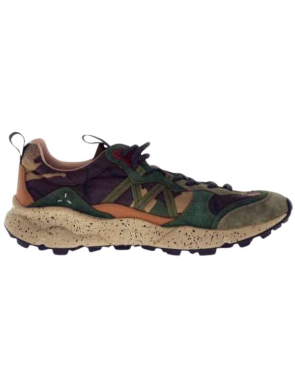 Flower Mountain Lenzan Sneaker Green-military-dark 3B26 – vista principale – Master SKU FWM_2018694-08-3B26