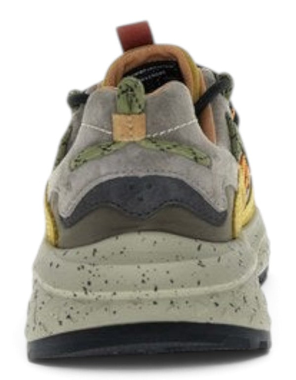 Flower Mountain Sneaker Yamabushi Man Suede/Nylon Mud-Dark Brown-Acid – dettaglio prodotto 5 – Master SKU FWM_2019509-03-4D96