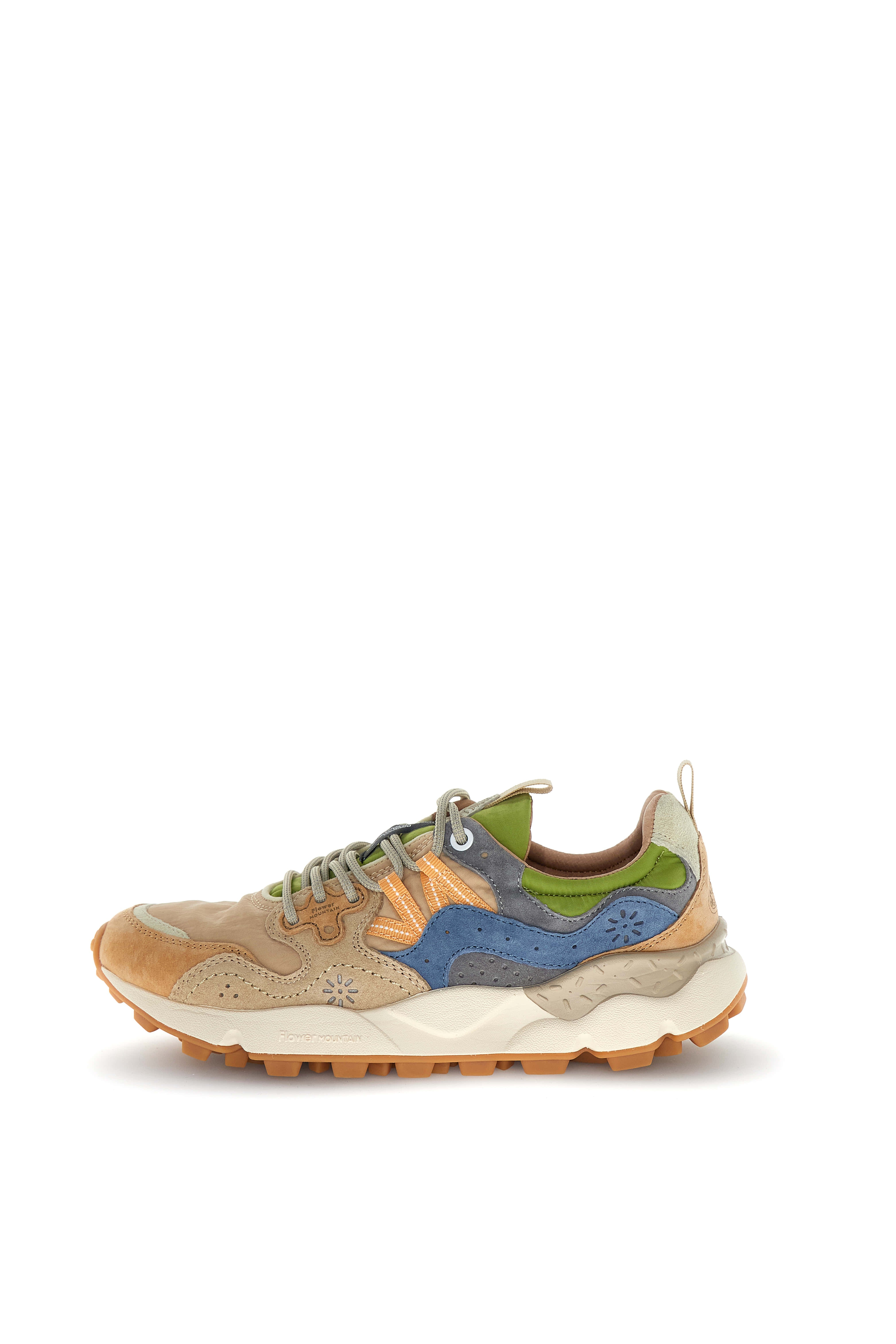 Flower Mountain Sneaker Yamano 3 Uni Suede/nylon Golden Heart-ginger-beige Rosso – dettaglio prodotto 4 – Master SKU FWM_2017818-01-1H80