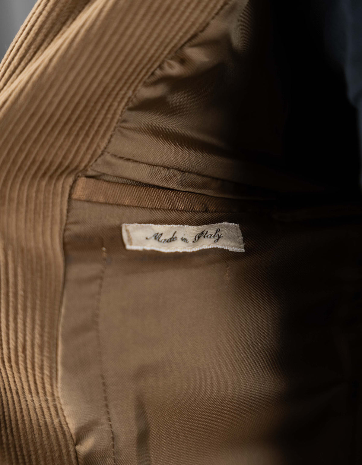 Front Street Corduroy Croped Blazer Cognac – dettaglio prodotto 7 – Master SKU FST_35595_COGNAC