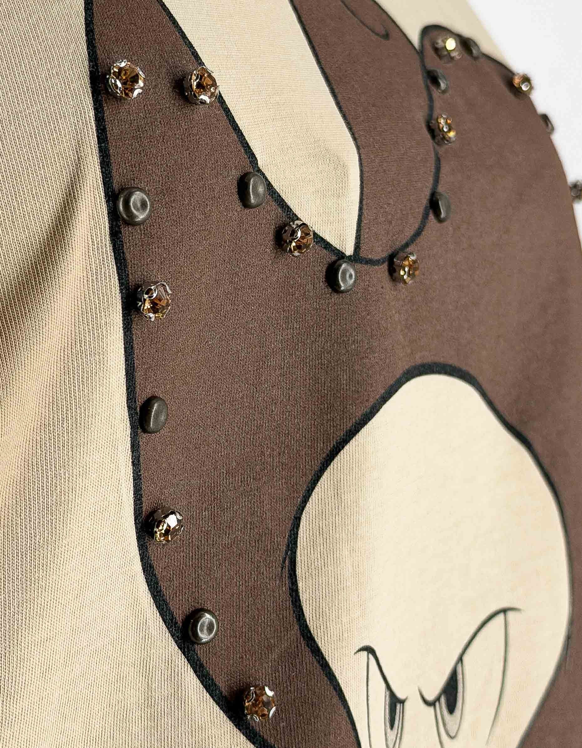 Front Street T-shirt Over X Looney Tunes Antique – dettaglio prodotto 2 – Master SKU FST_37210_ANTIQUE
