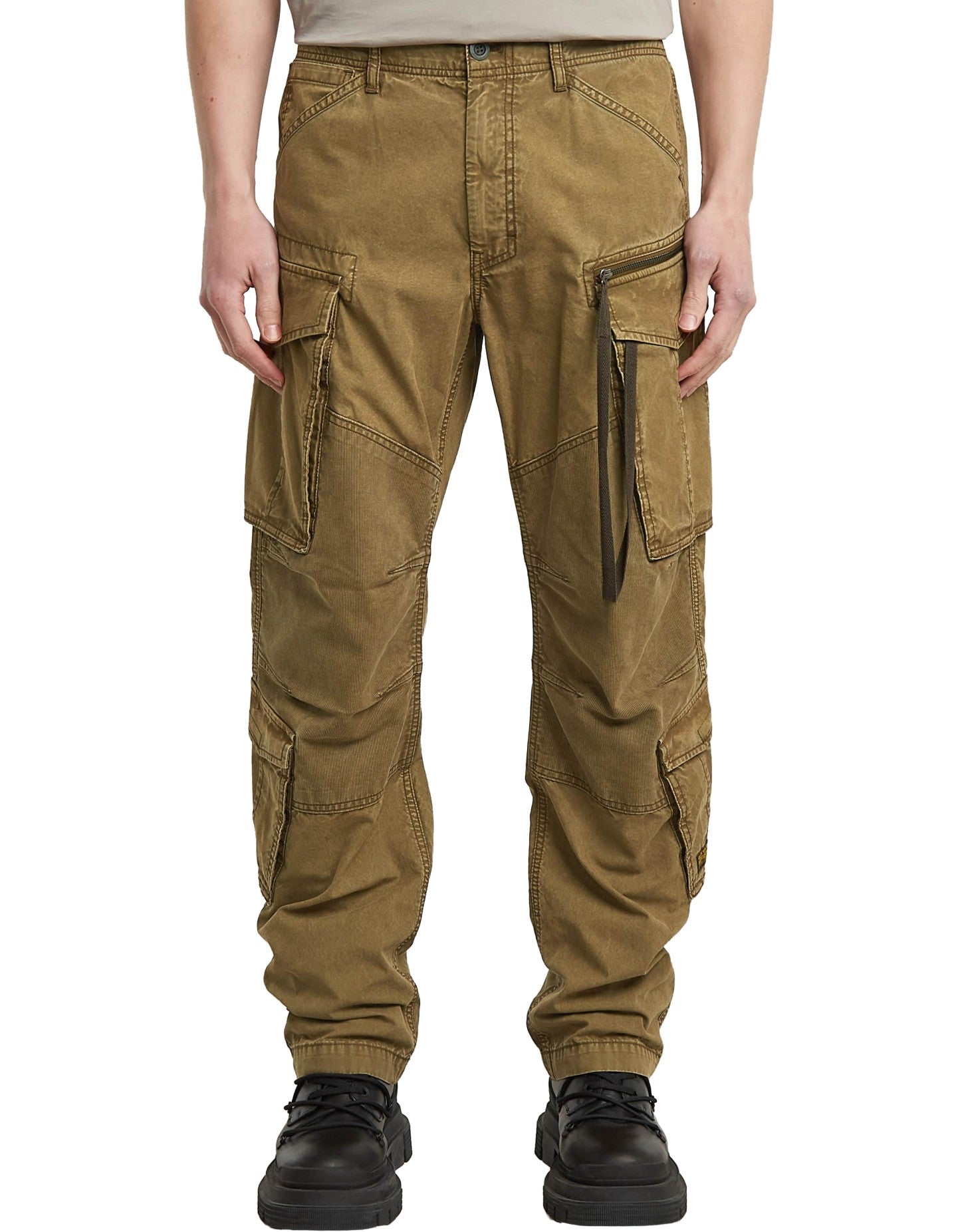 G-Star Cargo Rovic Zip 3d Loose Overdye Desert Palm Gd – vista principale – Master SKU GST_D25219-D388_H526