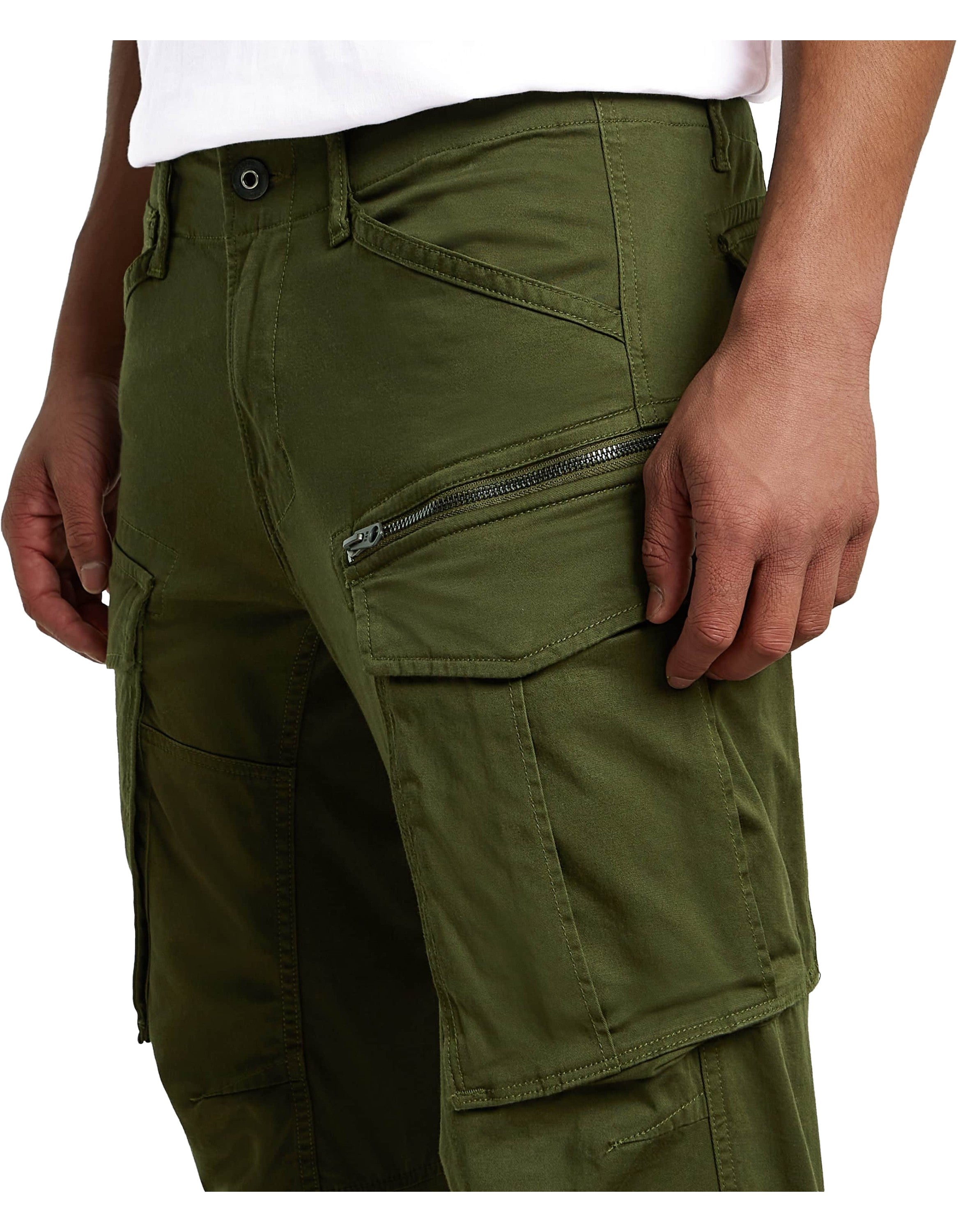 G-Star Cargo Rovic Zip 3d Regular Tapered Dk Bronze Green – dettaglio prodotto 2 – Master SKU GST_D02190-5126_6059