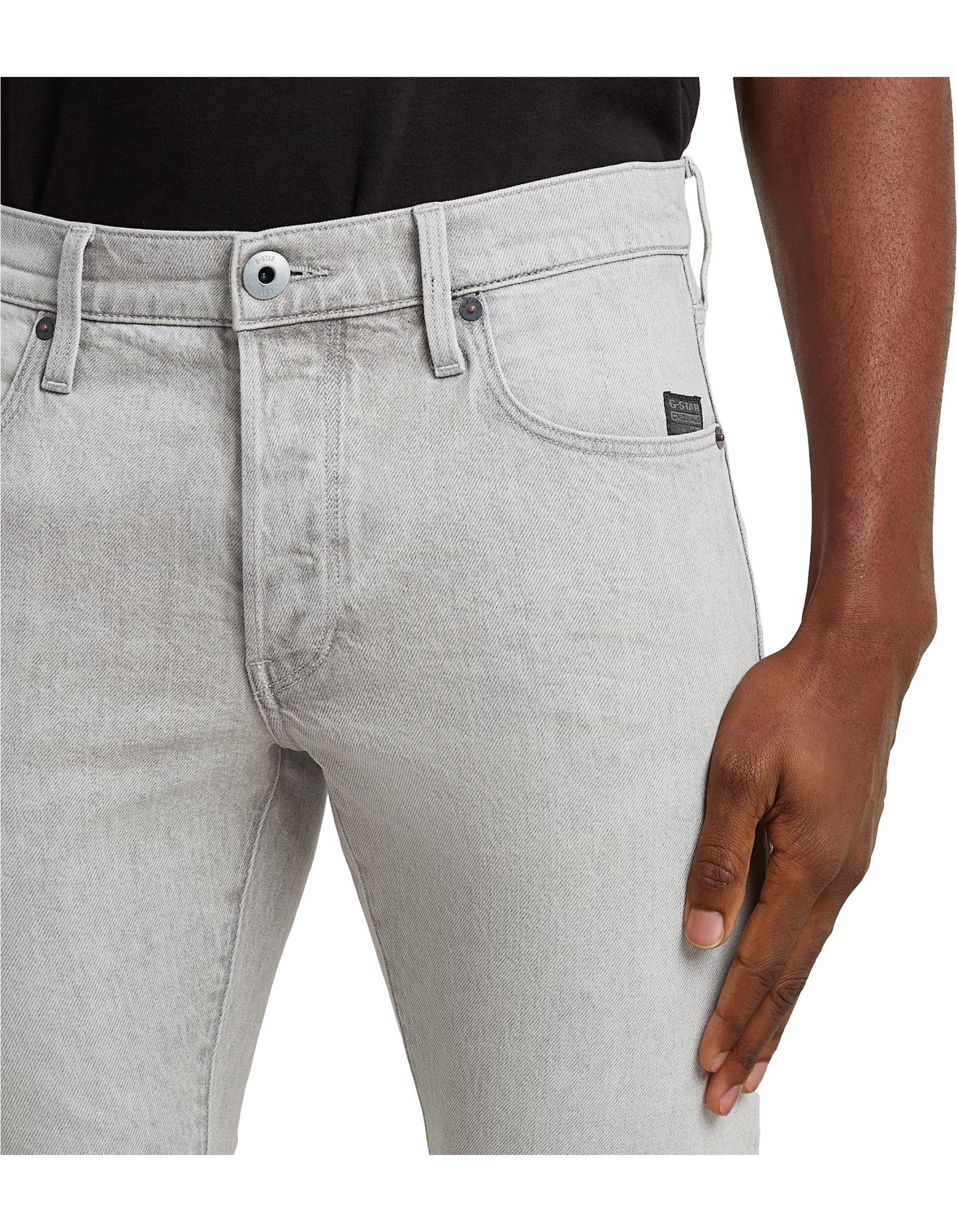 G-Star Jeans 3301 Slim Beached Faded Dolomite Grey – dettaglio prodotto 2 – Master SKU GST_51001-E206_H962