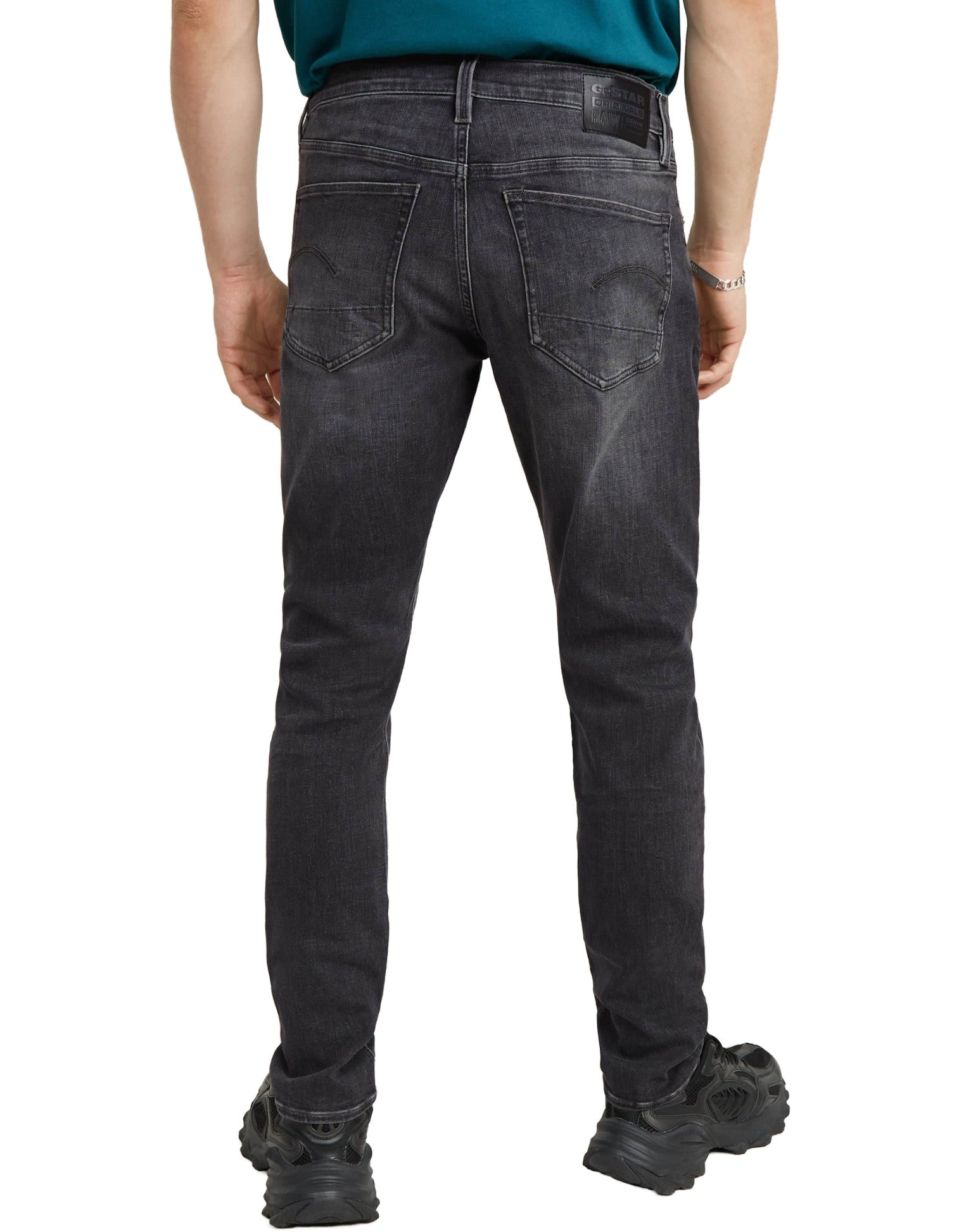 G-Star Jeans 3301 Slim Faded Black Magnet – dettaglio prodotto 4 – Master SKU GST_D25742-A634_C239
