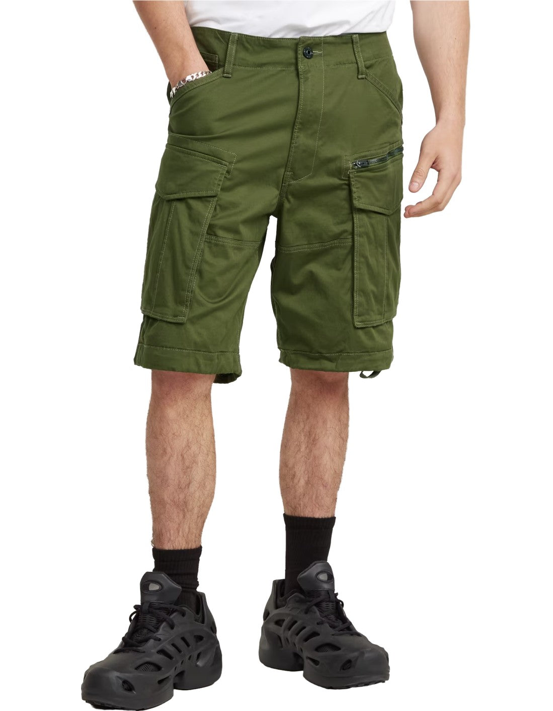 G-Star Short Rovic Zip Relaxed 1\2 Sage – vista principale – Master SKU GST_D08566-5126_724