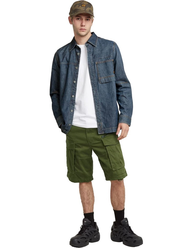 G-Star Short Rovic Zip Relaxed 1\2 Sage – dettaglio prodotto 3 – Master SKU GST_D08566-5126_724