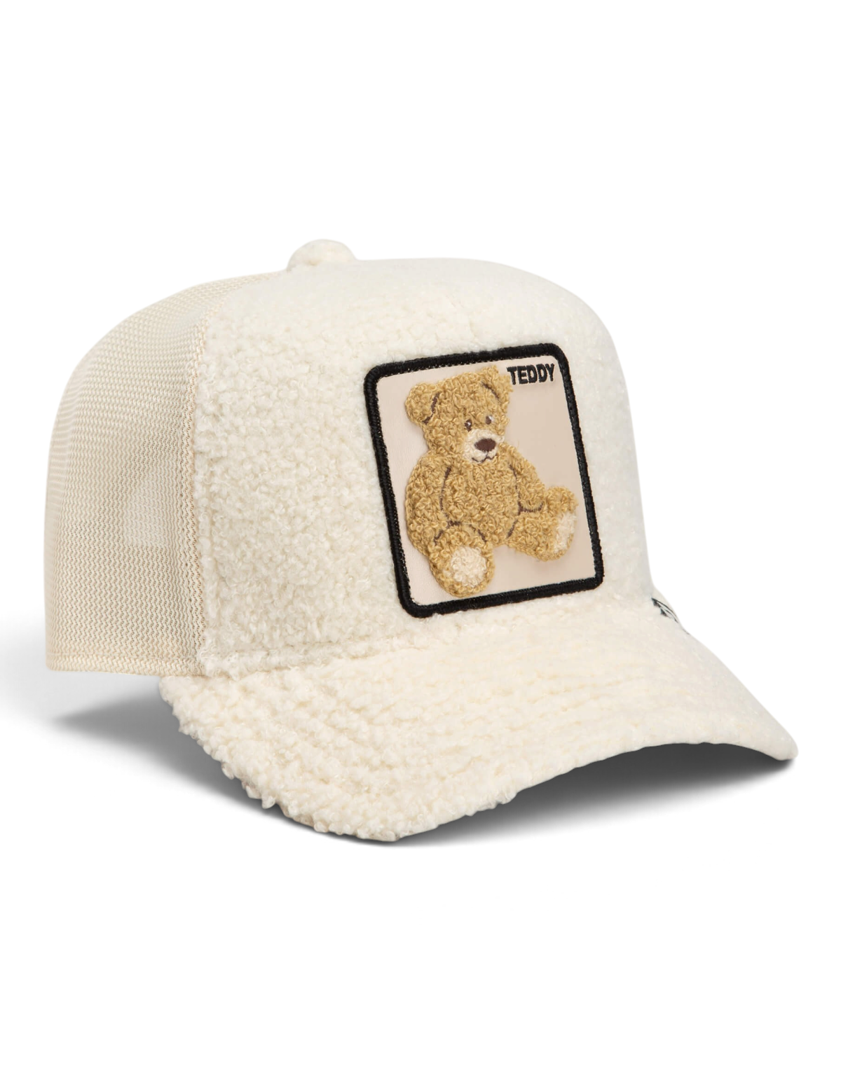 Cappellino Goorin Bros Double Stuffed Teddy, colorazione WAX01, vista tre quarti - Devid Label