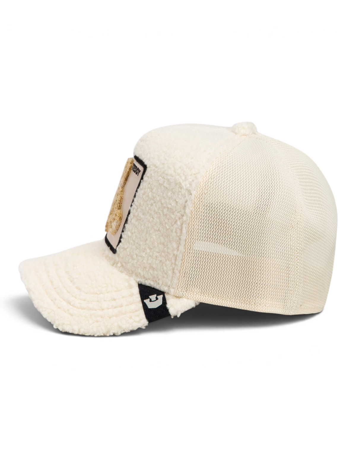 Cappellino Goorin Bros Double Stuffed Teddy, colorazione WAX01, vista laterale - Devid Label