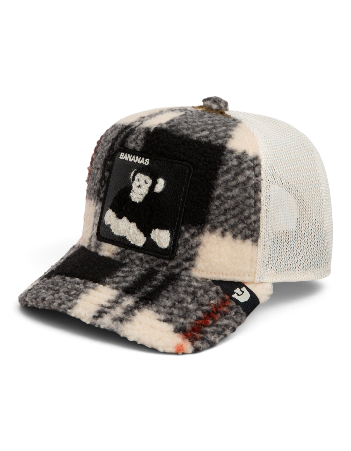 Cappellino Goorin Bros Double Stuffed Bananas, colorazione MULTI, vista tre quarti - Devid Label