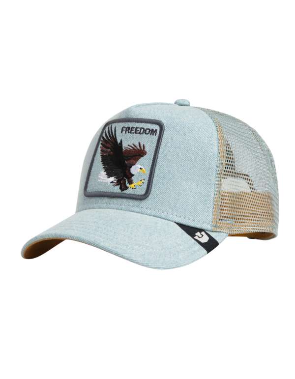 Goorin Bros. Cappellino Uomo Denim Eagle Light Denim – dettaglio prodotto 5 – Master SKU GOB_101-2956-DEN_ONE