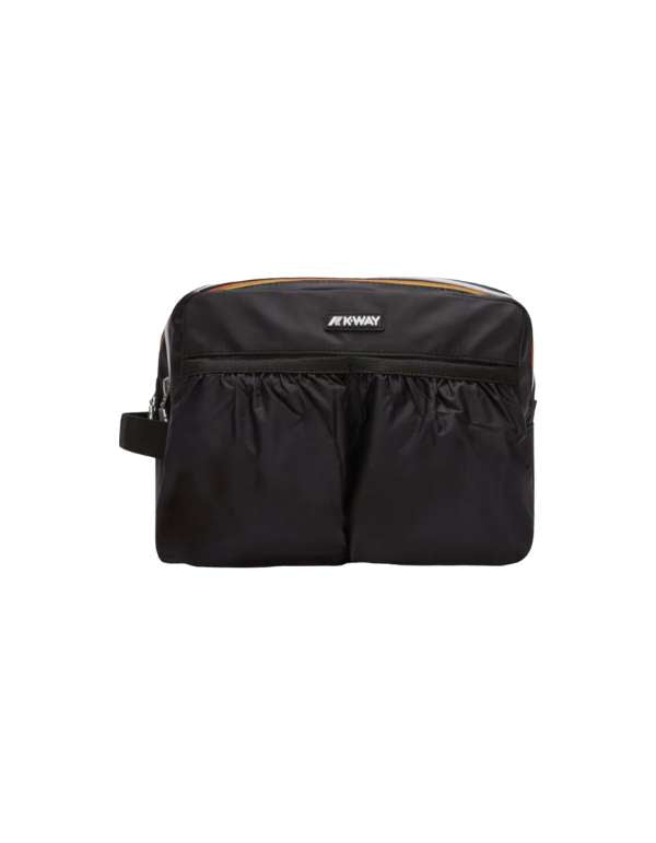 K-Way Beauty Case Albas Black Pure – vista principale – Master SKU KWAY_K4127UW_USY