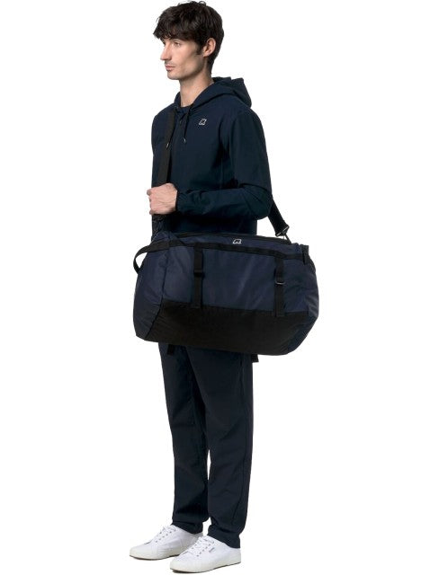 K-Way Borsone Vercos Travel Blue Depth – vista principale – Master SKU KWAY_K71438W_K89