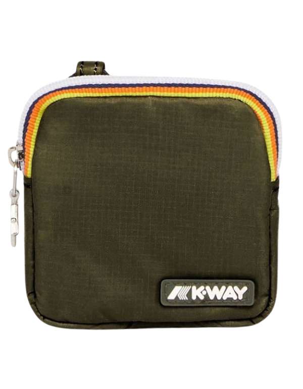 K-Way Custodia per Cuffie Emee Green Blackish – vista principale – Master SKU KWAY_K3112XW_WMR