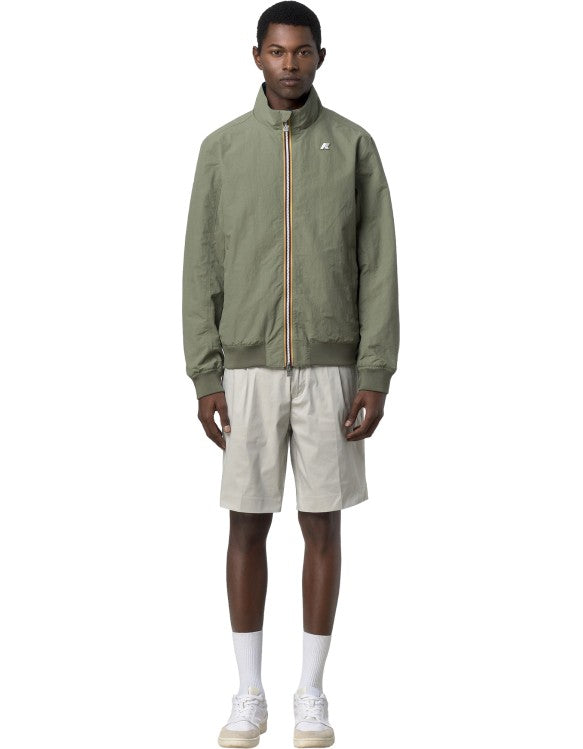 K-Way Giacca Arsene Cotton Double Green Lichen - Blue Insignia – dettaglio prodotto 7 – Master SKU KWAY_K8135PW_C44