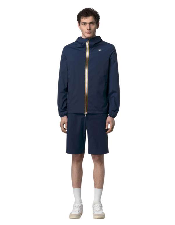 K-Way Giacca Jack Stretch Nylon Jersey Blue Insignia – dettaglio prodotto 3 – Master SKU KWAY_K3123UW_B67