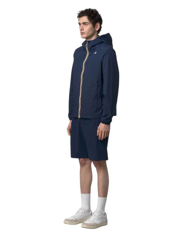 K-Way Giacca Jack Stretch Nylon Jersey Blue Insignia – dettaglio prodotto 4 – Master SKU KWAY_K3123UW_B67