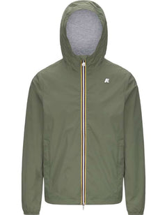 K-Way Giacca Jack Stretch Nylon Jersey Green Lichen – vista principale – Master SKU KWAY_K3123UW_V15