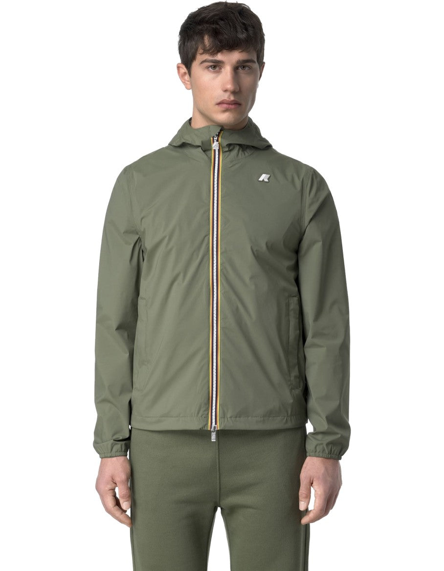 K-Way Giacca Jack Stretch Nylon Jersey Green Lichen – dettaglio prodotto 3 – Master SKU KWAY_K3123UW_V15