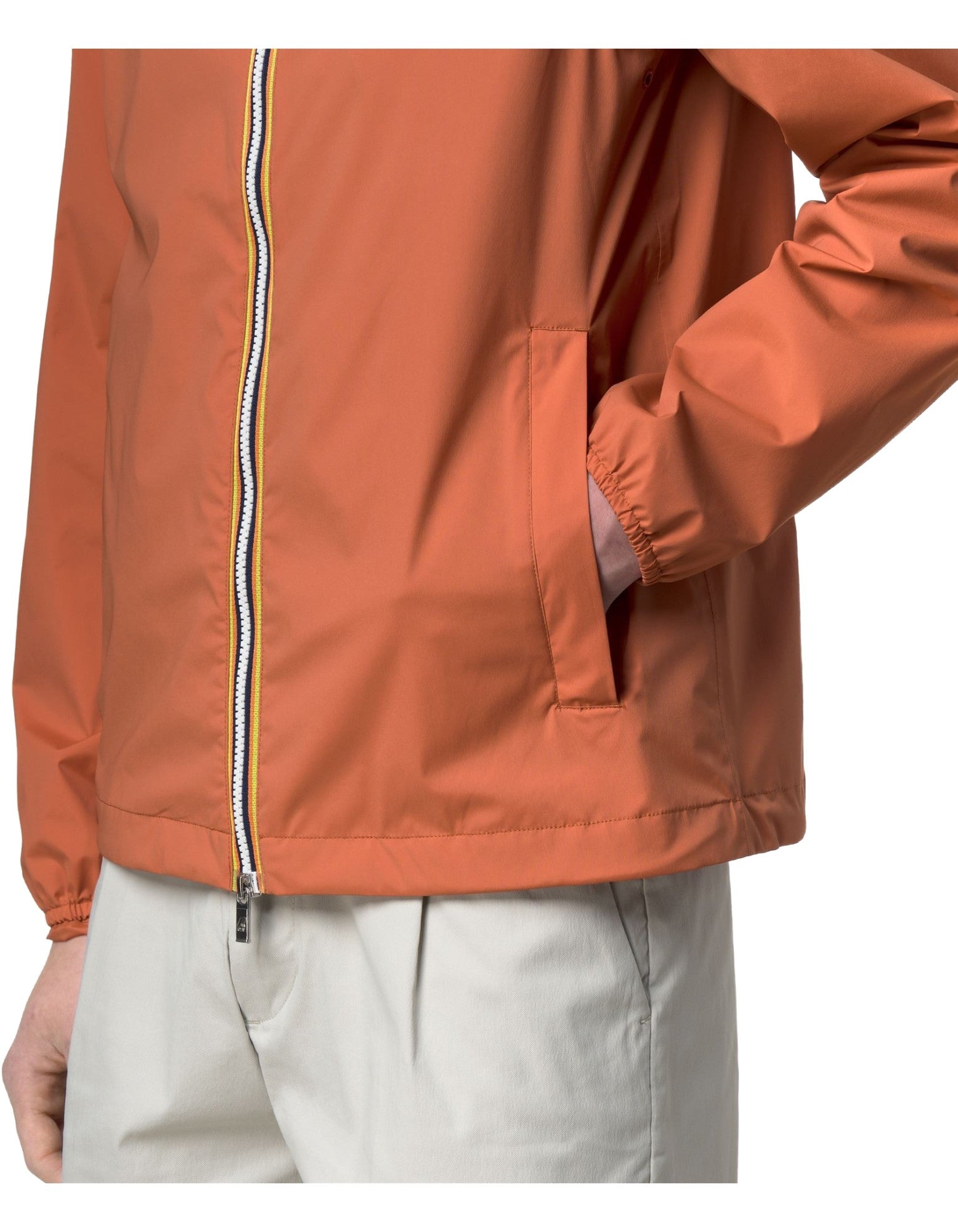 K-Way Giacca Jack Stretch Nylon Jersey Orange Brownish – dettaglio prodotto 2 – Master SKU KWAY_K3123UW_896