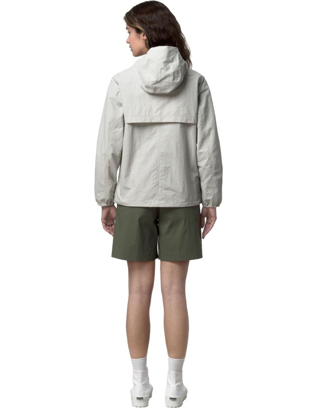 K-Way Giacca Jake Cotton Double Beige Lt - Green Lichen – dettaglio prodotto 5 – Master SKU KWAY_K51337W_B0L