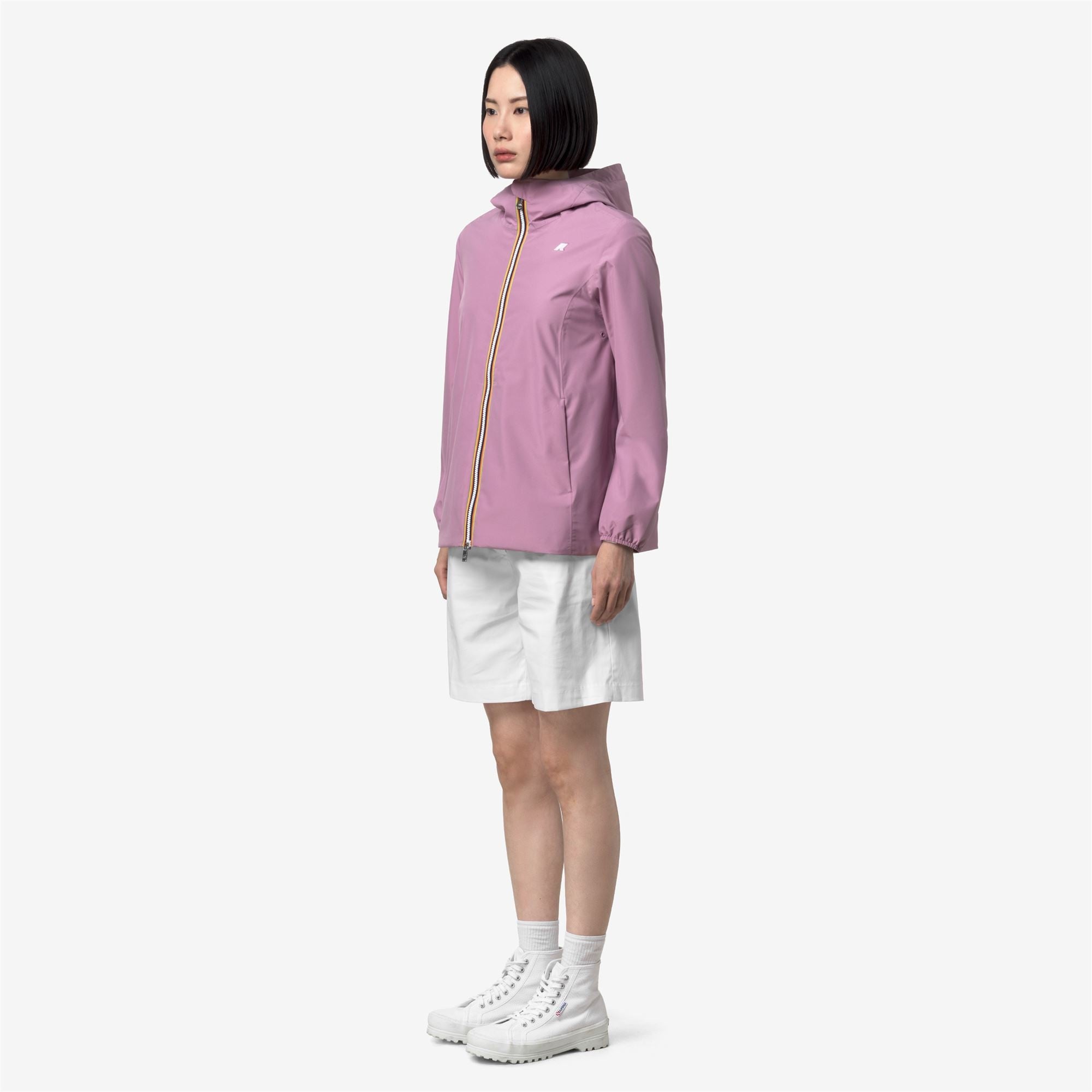 K-Way Giacca Marguerite Stretch Poly Jersey Violet Glicine – dettaglio prodotto 3 – Master SKU KWAY_K8138PW_H41