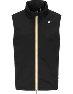 K-Way Gilet Valen Stretch Nylon Jersey Black Pure – vista principale – Master SKU KWAY_K3123TW_USY