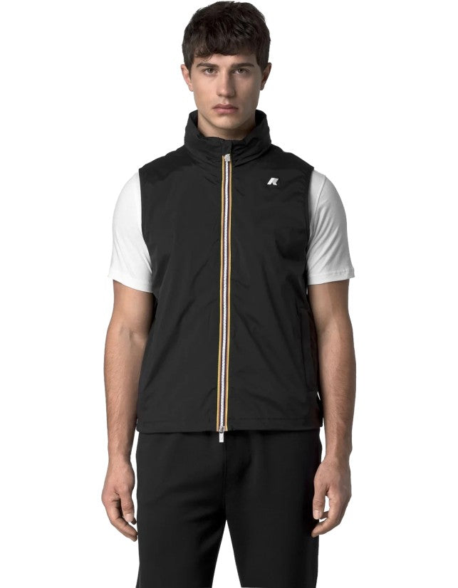 K-Way Gilet Valen Stretch Nylon Jersey Black Pure – dettaglio prodotto 3 – Master SKU KWAY_K3123TW_USY