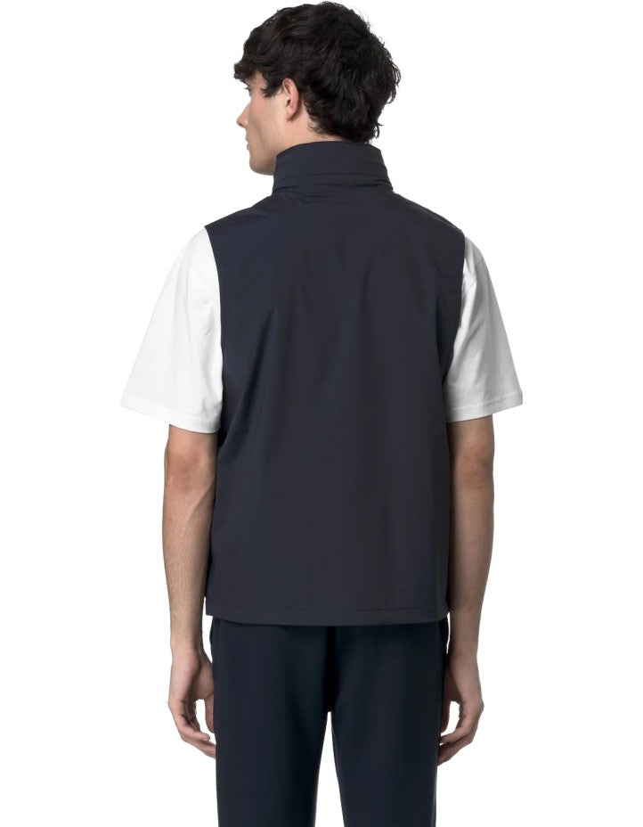 K-Way Gilet Valen Stretch Nylon Jersey Blue Depth – dettaglio prodotto 5 – Master SKU KWAY_K3123TW_K89