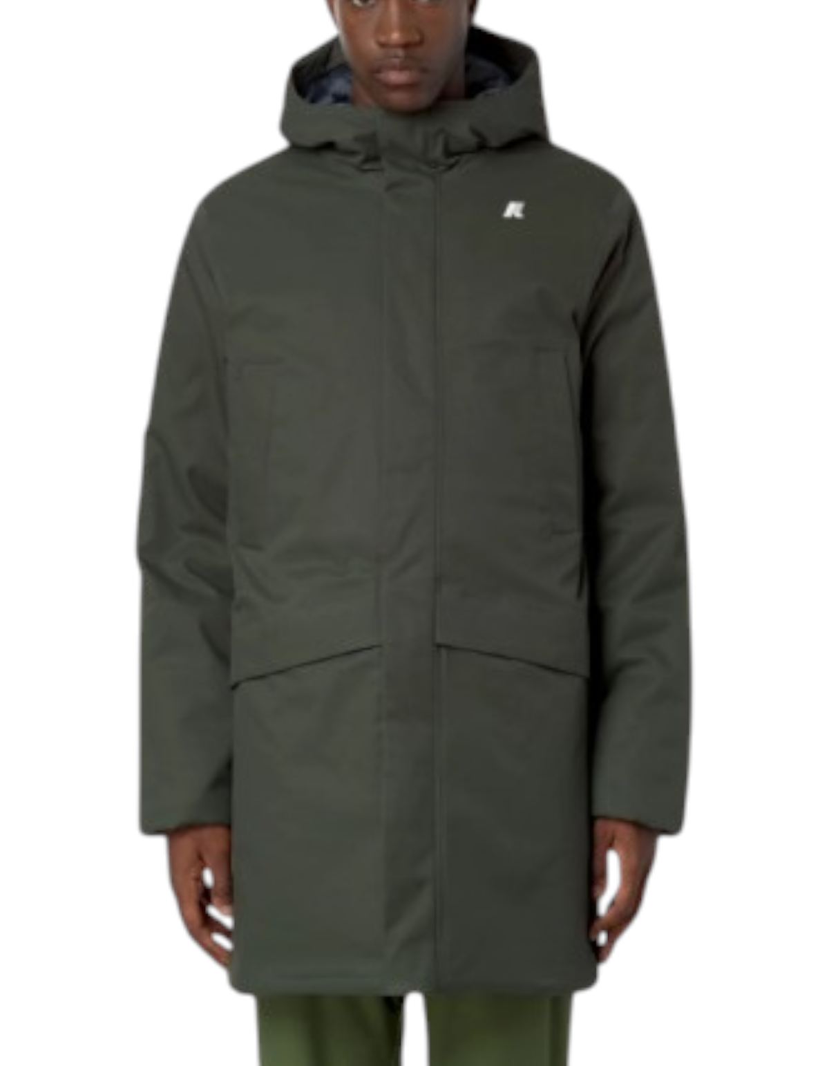 Giacca Jarno Twill Marmotta Green Blackish-Blue Airforce - dettaglio 4