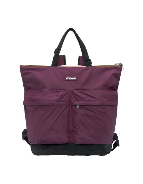 K-Way Shopping Bag Noam Violet Mauve Wine – vista principale – Master SKU KWAY_K71377W_345