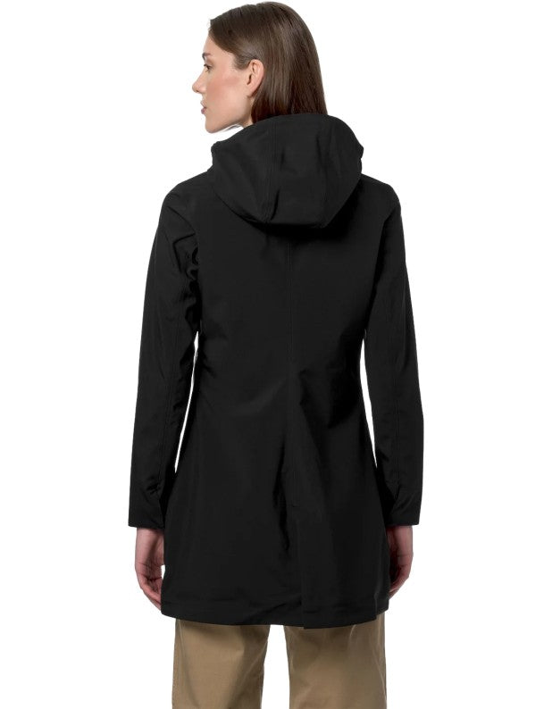 K-Way Trench Mathy Bonded Jersey Black Pure – dettaglio prodotto 5 – Master SKU KWAY_K7127JW_USY