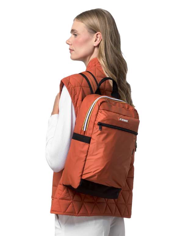 K-Way Zaino Mid Laon Orange Brownish – dettaglio prodotto 4 – Master SKU KWAY_K8148CW_896