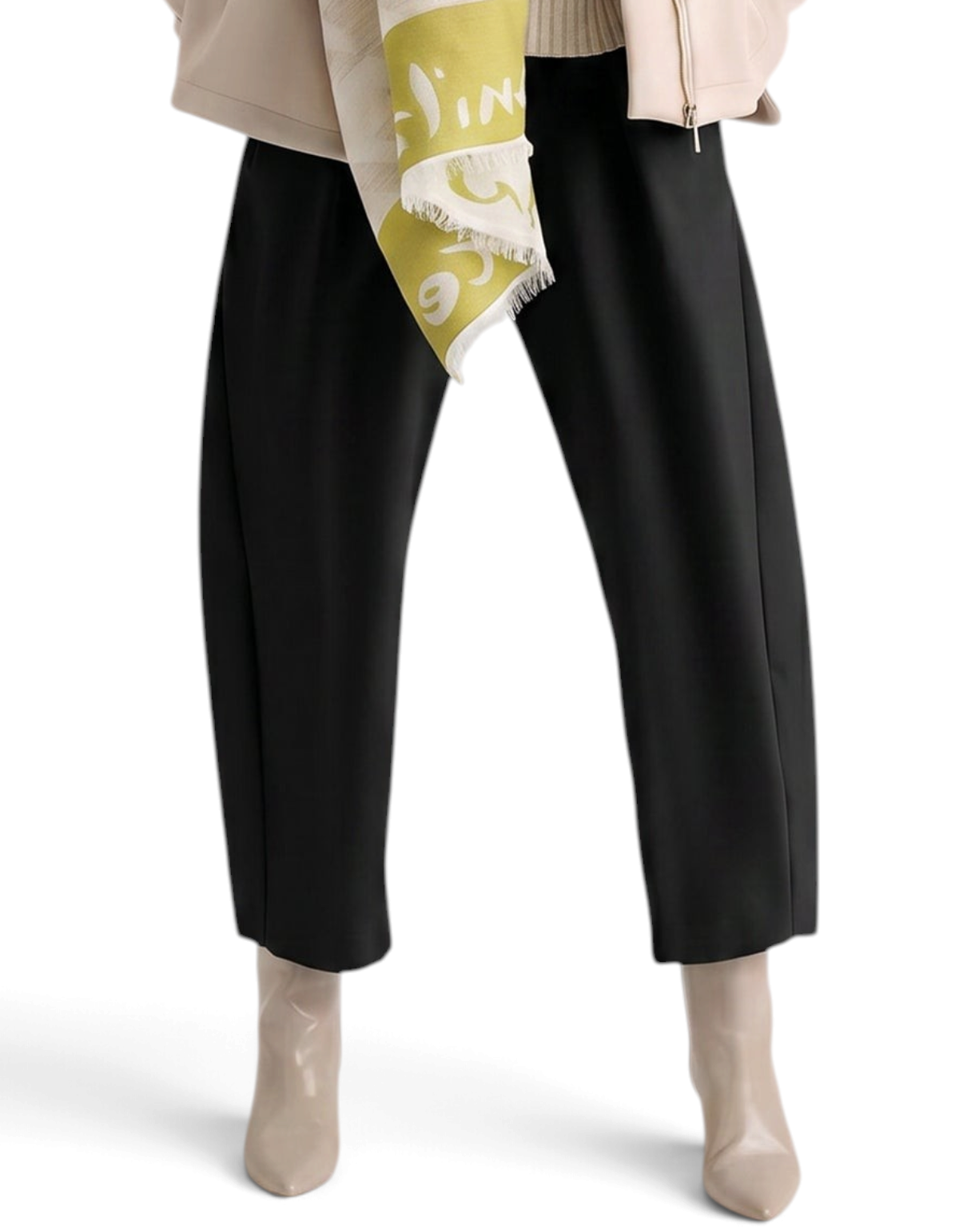 Manila Grace Pantalone Soft Fit Meteorite - vista indossata