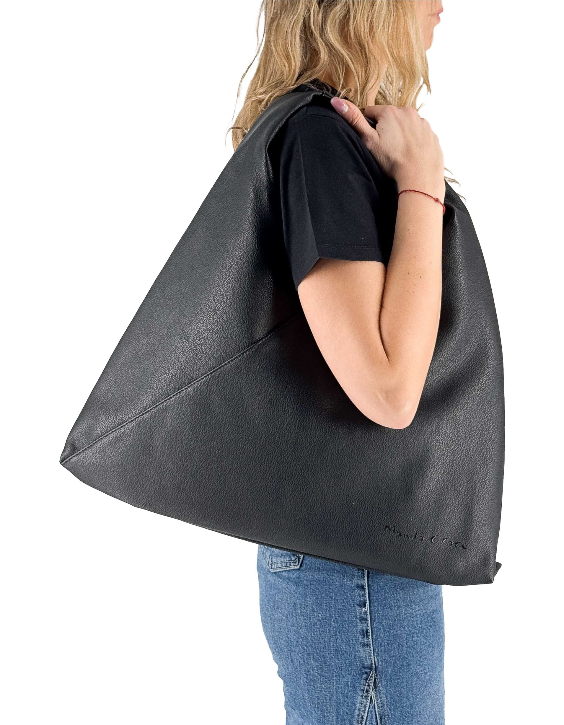 Manila Grace Borsa Sac Bag Essential Nero Ma001 – vista principale – Master SKU MNG_B881EU_MA001_NERO