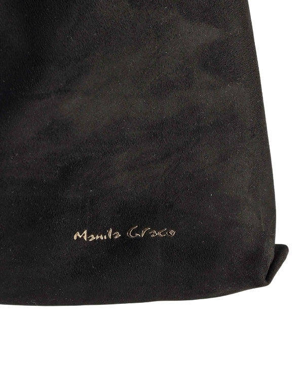 Manila Grace Borsa Sac Bag Frange Nero – dettaglio prodotto 2 – Master SKU MNG_B822EU_MA001_NERO