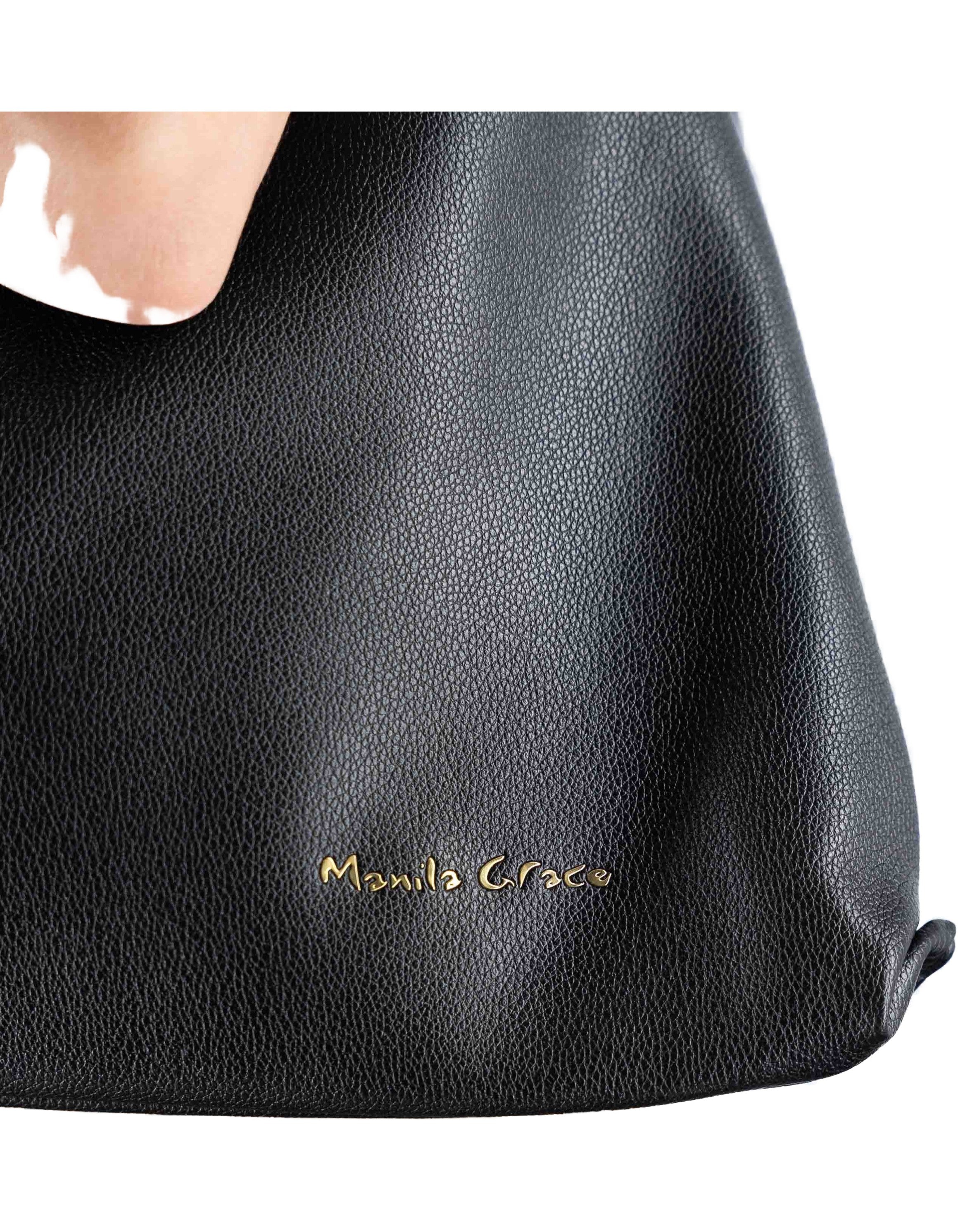 Manila Grace Sac Bag Frange Nero – dettaglio prodotto 3 – Master SKU MNG_B827EU_MA001